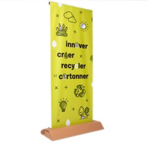 Roll-up con estructura de cartón