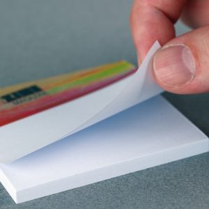 Bloc papel reposicionable