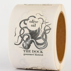 Etiquetas en bobina papel barrera