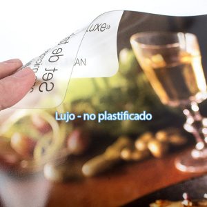 Mantel individual de plástico LUJO 250µ