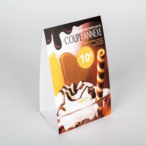 PLV de mesa 10 x 15 x 7,2 cm