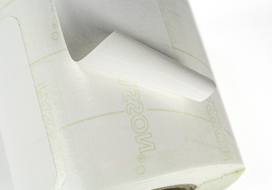 Papel estucado brillante permanente