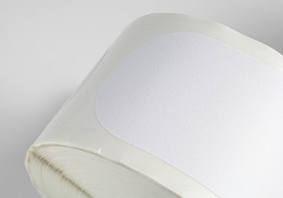 Papel impermeable texturado blanco